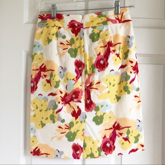 J. Crew Bright Floral Pencil Skirt - Picture 7 of 7